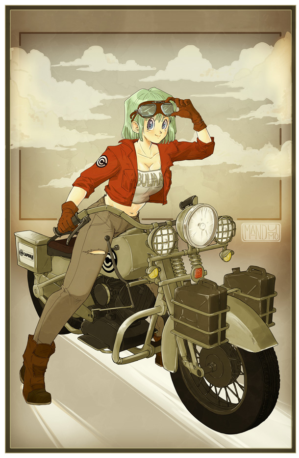 Dragonball  Z -  Bike Bulma