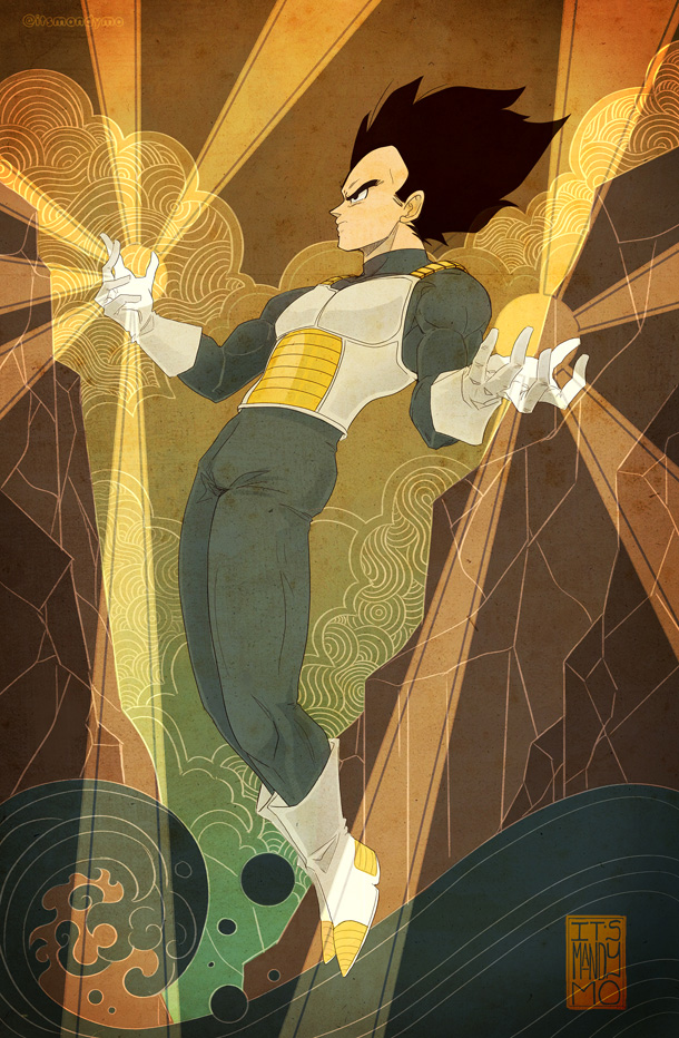 Dragonball  Z -  Tarot Vegeta