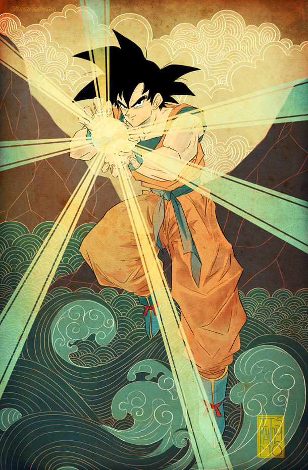 Dragonball  Z -  Tarot Goku